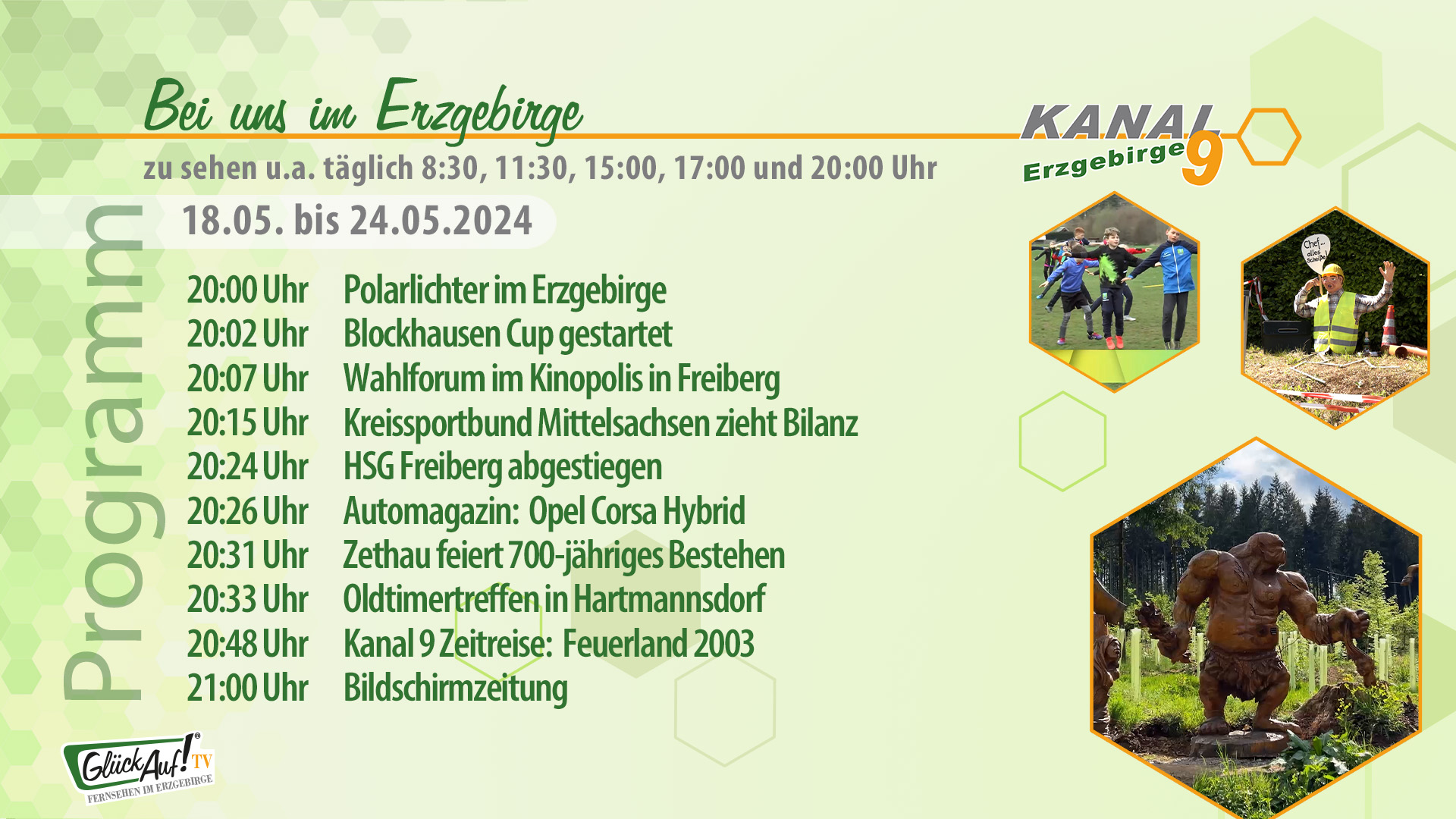 Bei uns im Erzgebirge für die Woche vom 18.05. bis 24.05.2024 Bei uns im Erzgebirge für die Woche vom 18.05. bis 24.05.2024