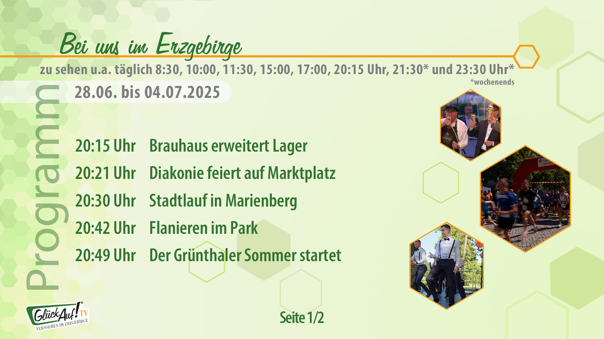 Bei uns im Erzgebirge für die Woche vom 28.06. bis 05.07.2025