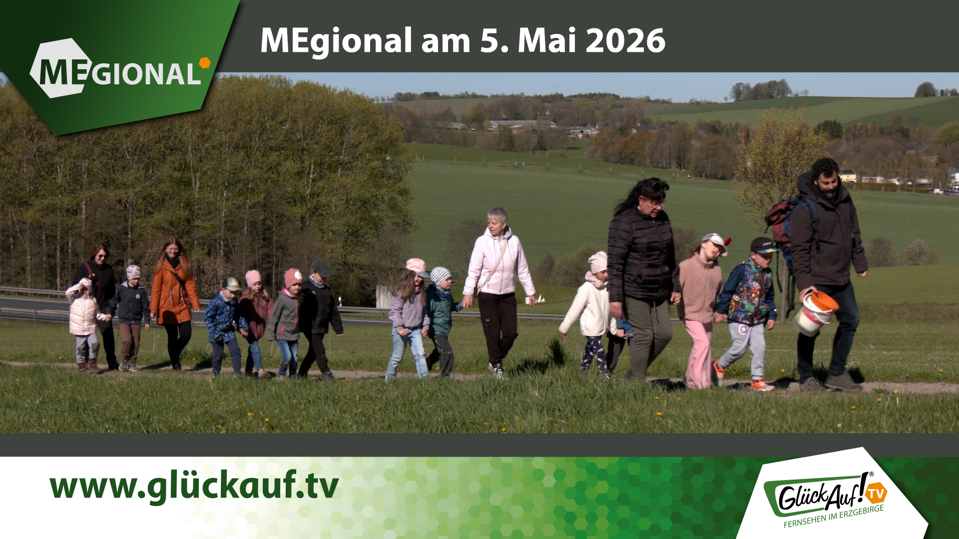 MEgional am 5. Mai mit dem Thema: Pflanzaktion der Kita Buratino für das Welterbezentrum Marienberg