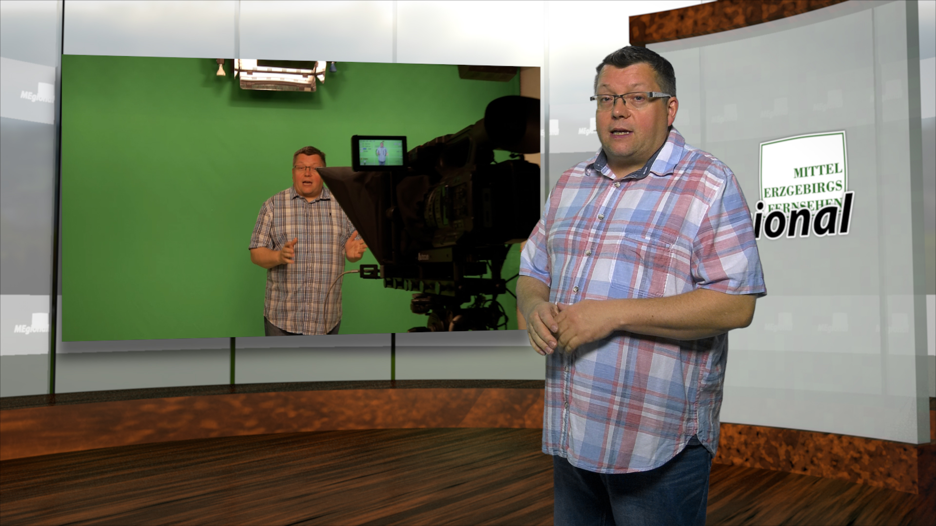 MEgional am 4. Januar 2022 mit einem Besuch im neuen Studio