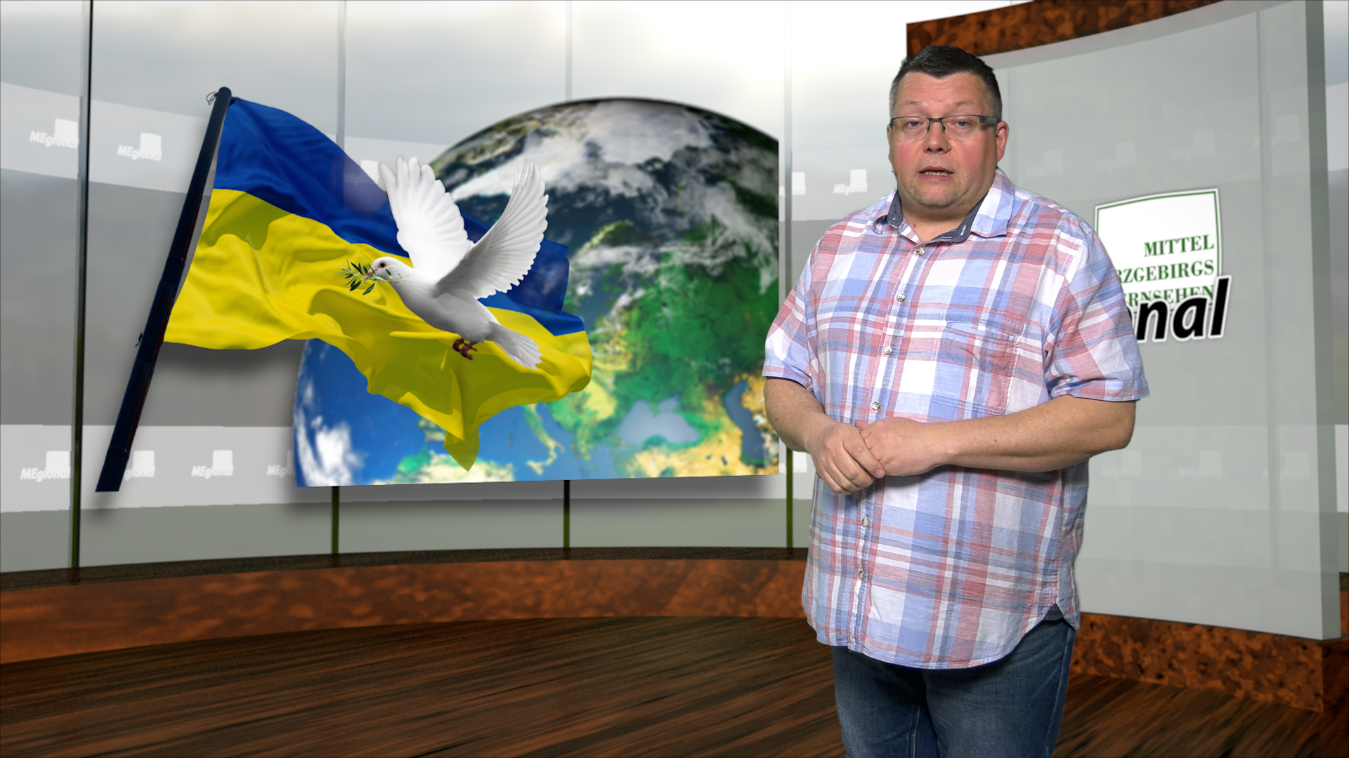 MEgional am 14. März 2022 - mit einer Mahnwache für den Frieden in Olbernhau