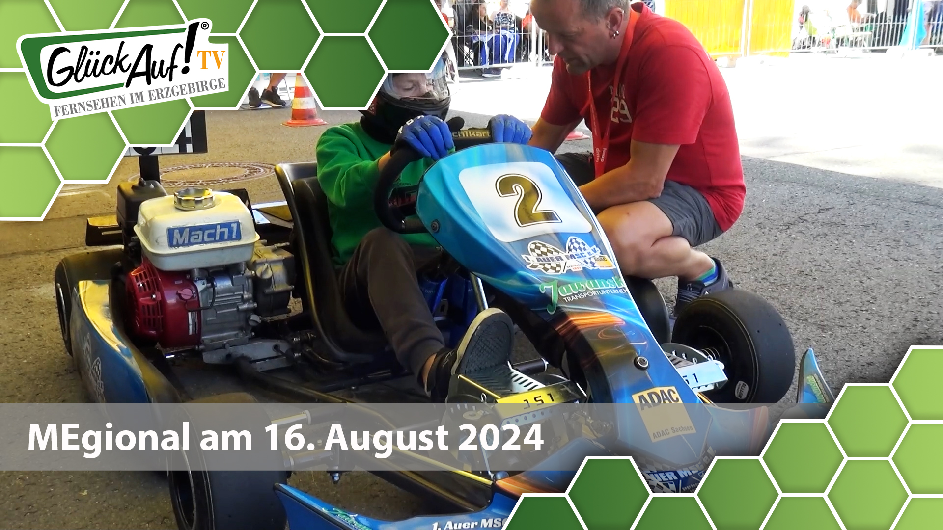 MEgional am 16. August 2024 mit einem GoKart