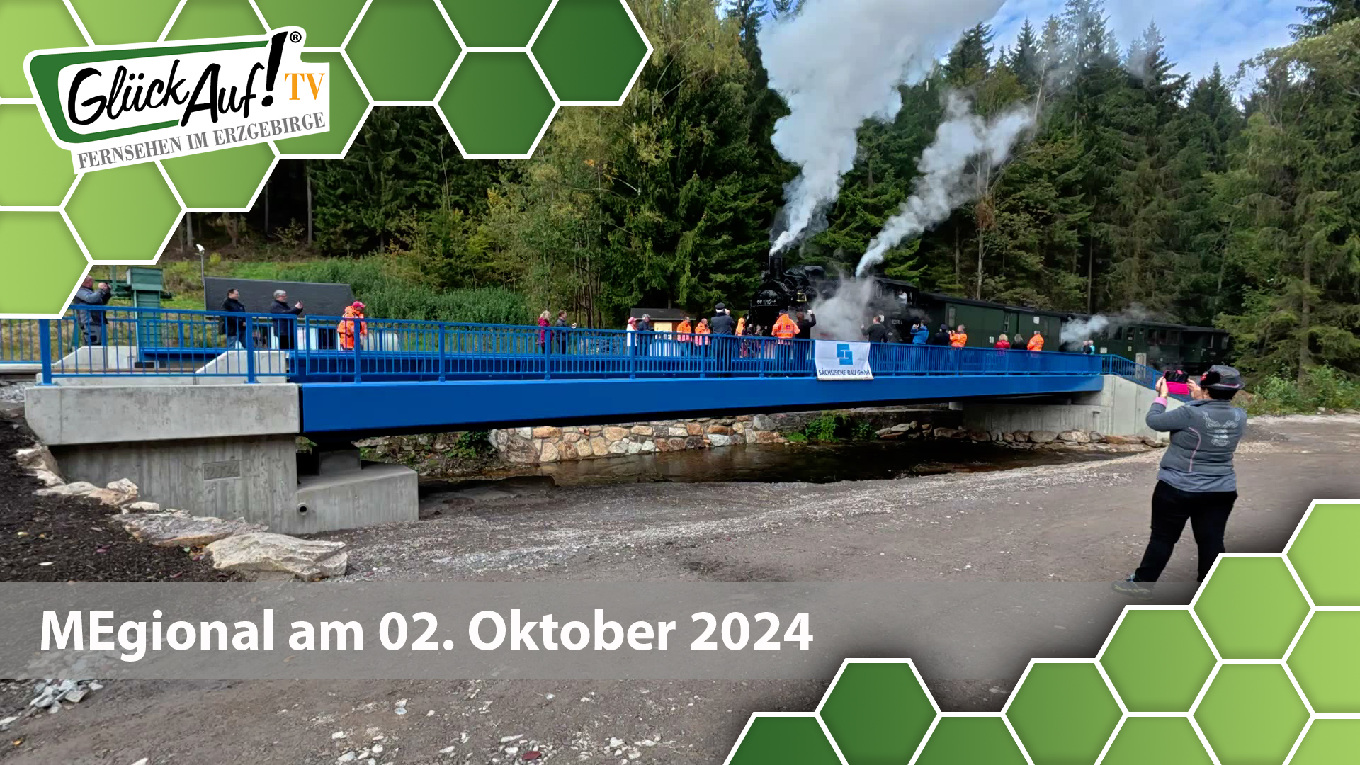 MEgional am 02. Oktober 2024 mit der Brückeneröffnung im Pressnitztal