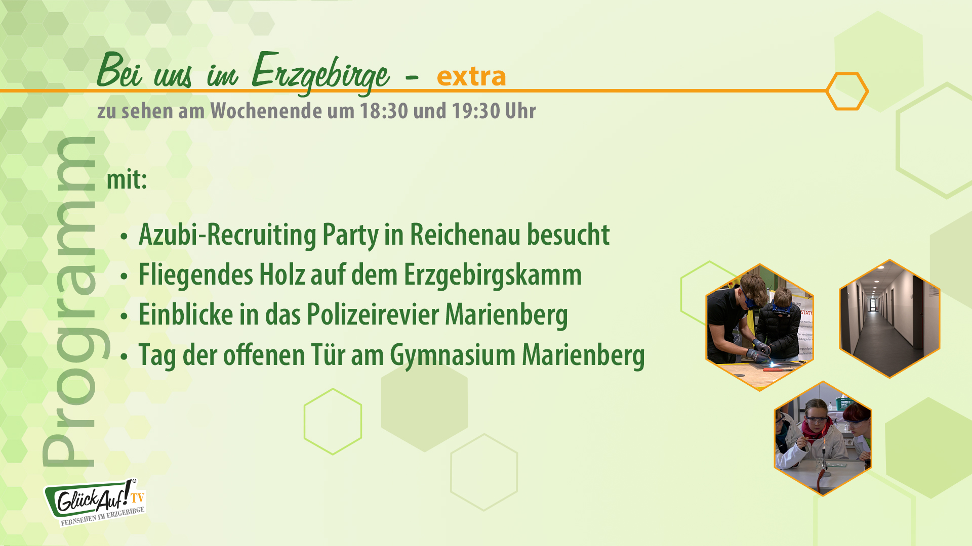 Bei uns im Erzgebirge - extra am 15.02. und 16.02. Bei uns im Erzgebirge - extra am 15.02. und 16.02.