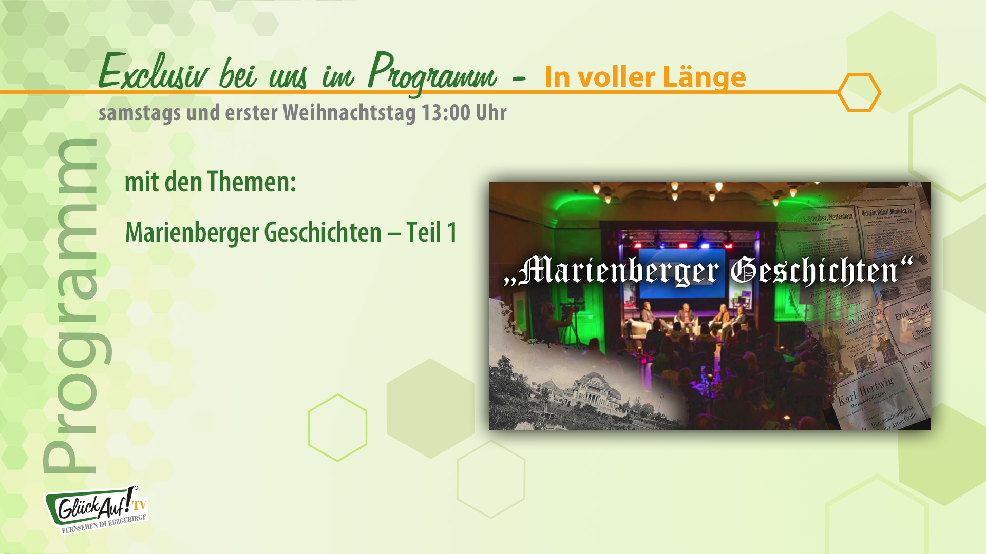 Bei uns im Erzgebirge - historisch ab 20.12.