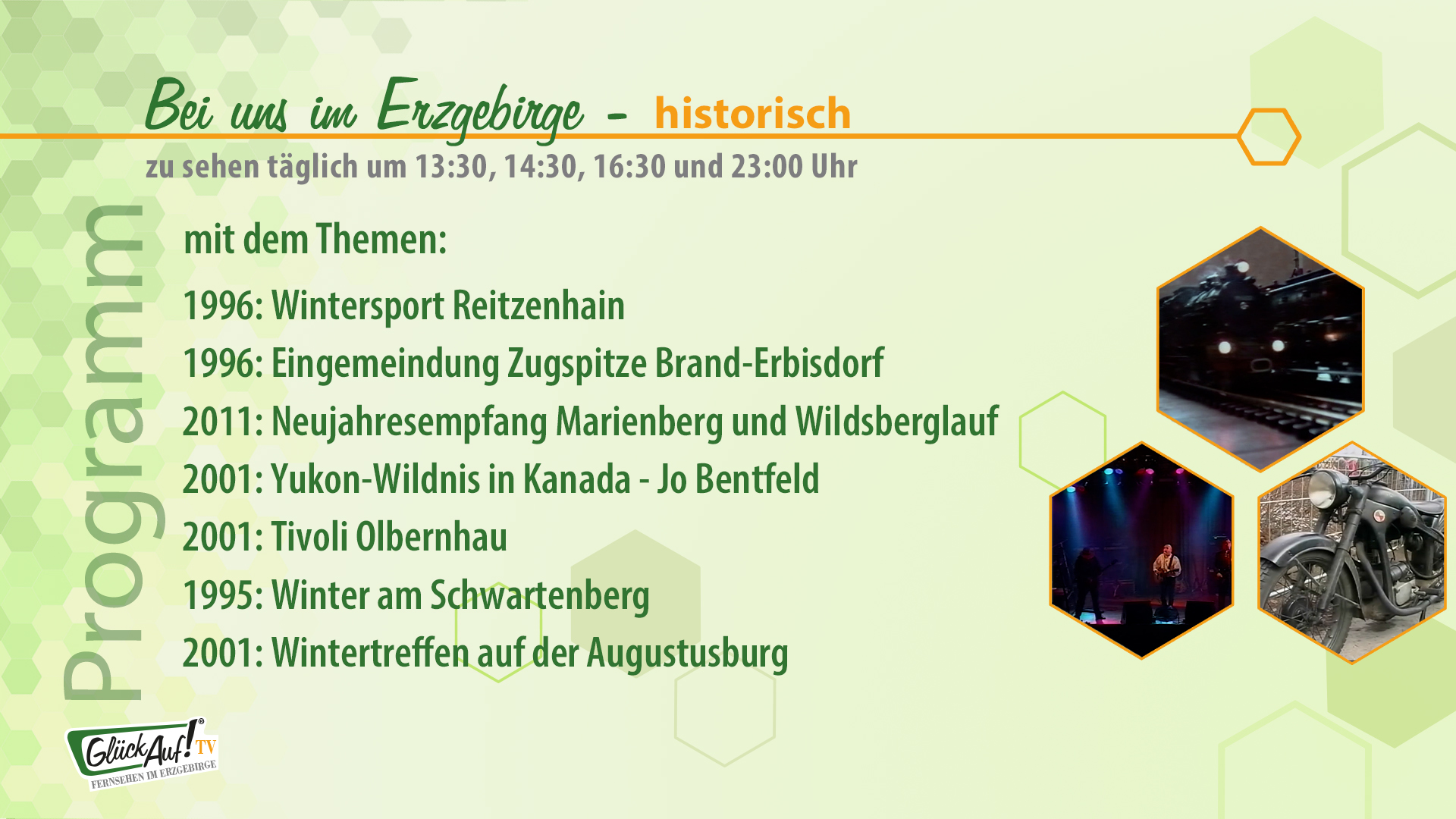 Bei uns im Erzgebirge - historisch vom 24.01. bis 30.01.